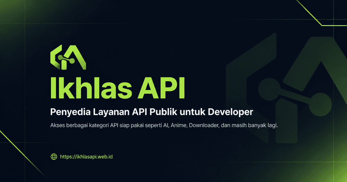 IKHLAS API